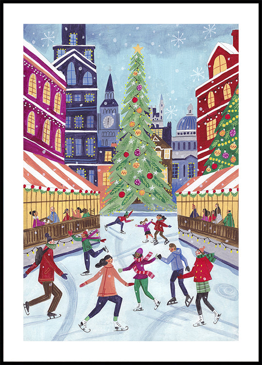 Patinando en Londres Póster