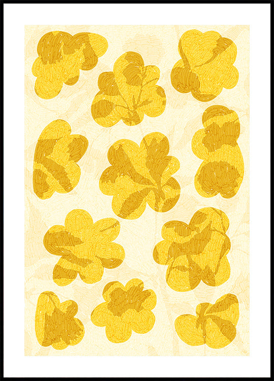 Flores doradas