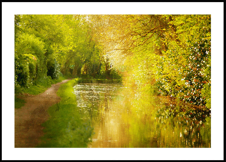 Camino del río dorado Póster