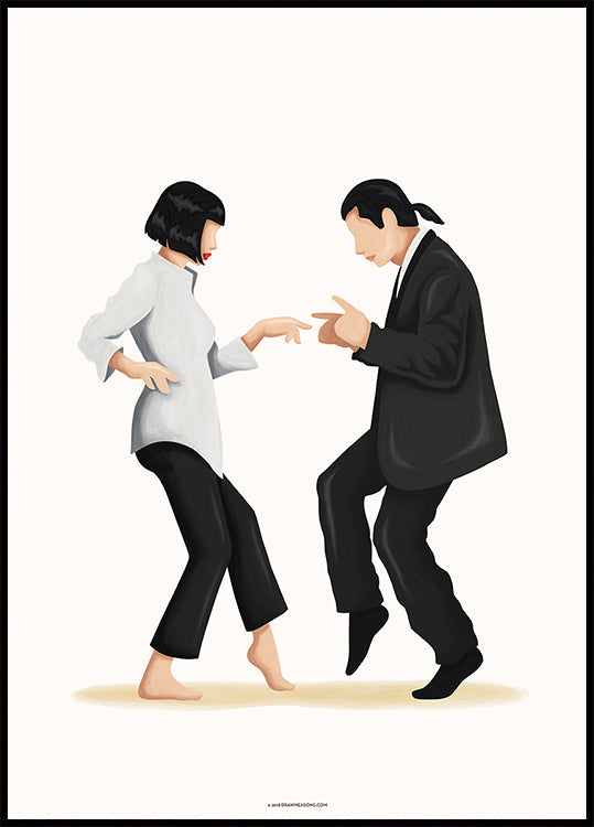 Ficción pulpa Póster