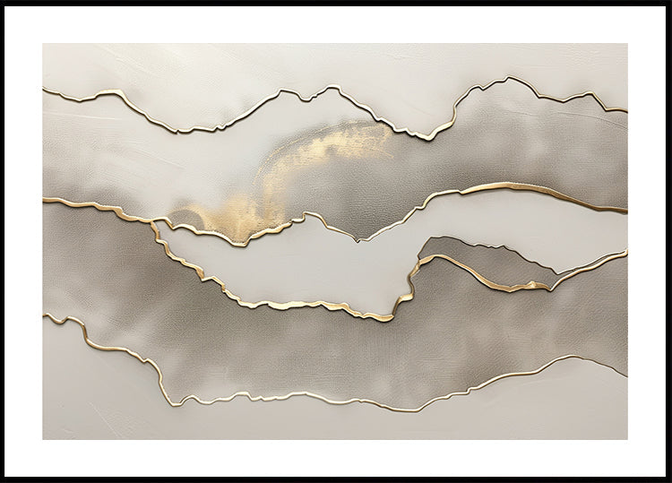 Paisaje metálico nº3 Póster