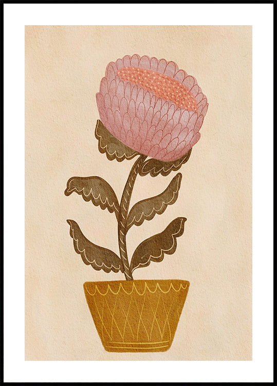Póster Flor en un florero