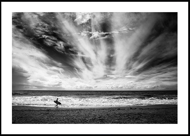 La soledad de un surfista