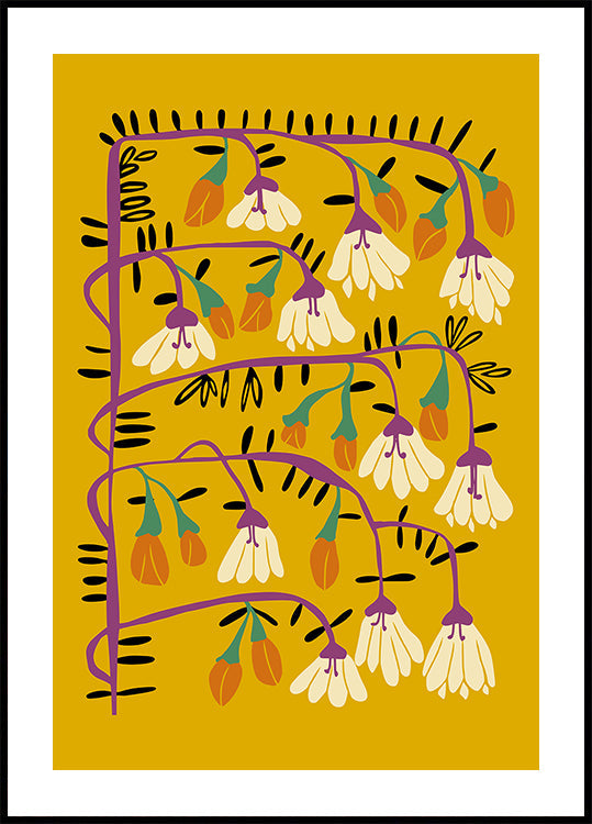Matisse expression serenity yellow Plakat