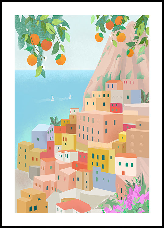 Amalfi Póster