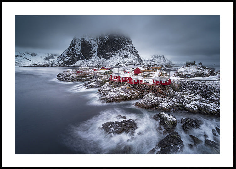 Póster Invierno islas Lofoten