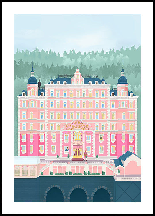 El gran hotel Budapest Póster