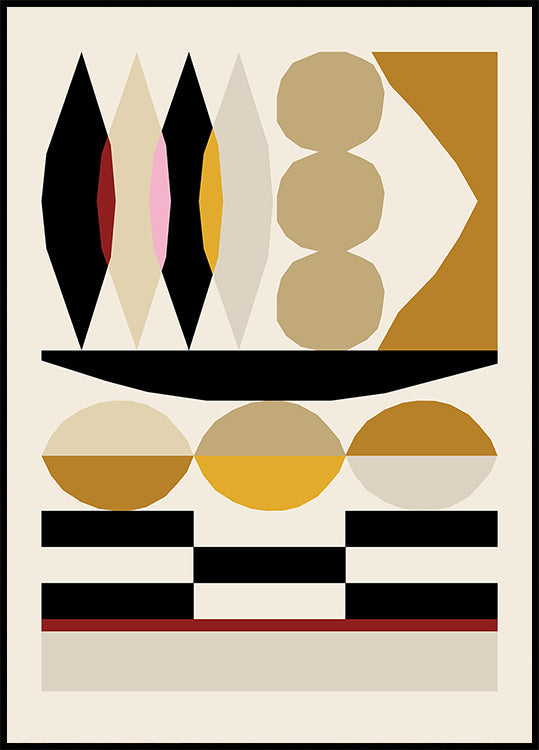 Abstract composition 25 Plakat