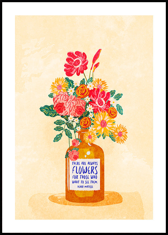 Siempre flores Póster