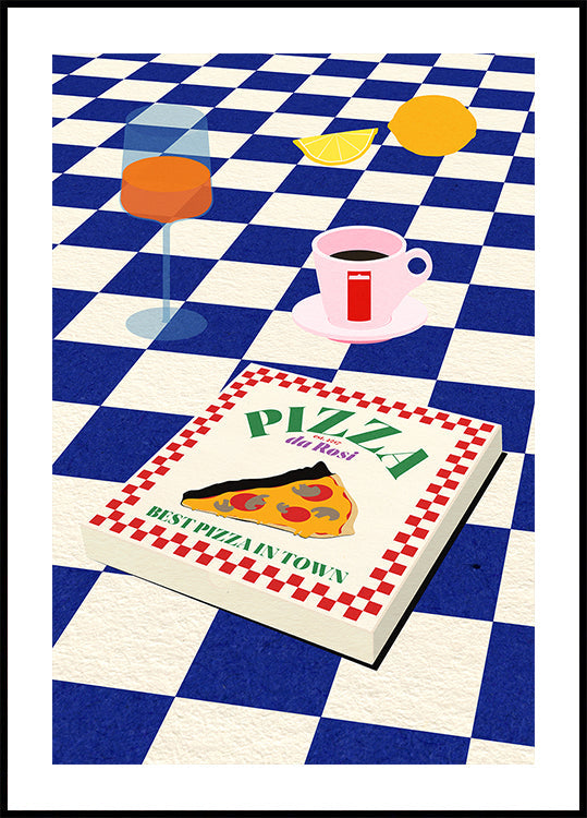 El menú italiano Póster