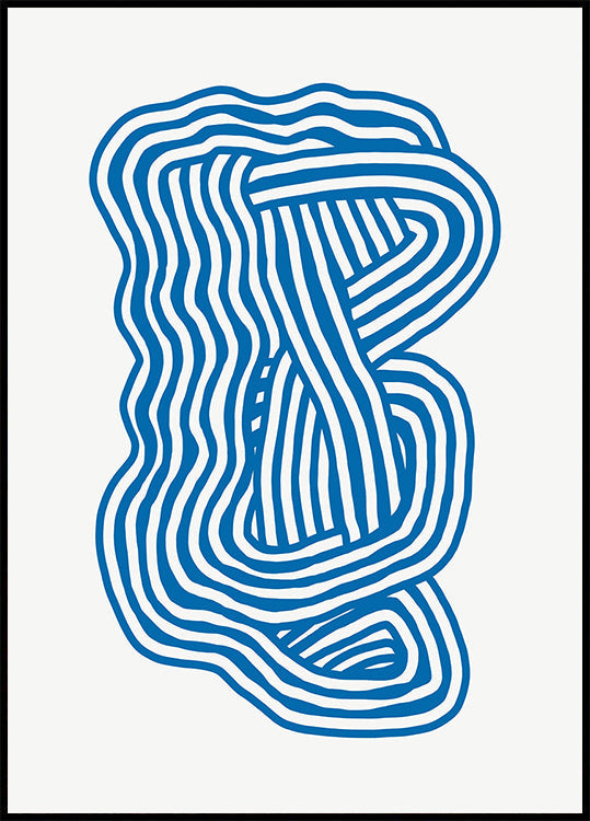 Arte lineal esculpir Póster