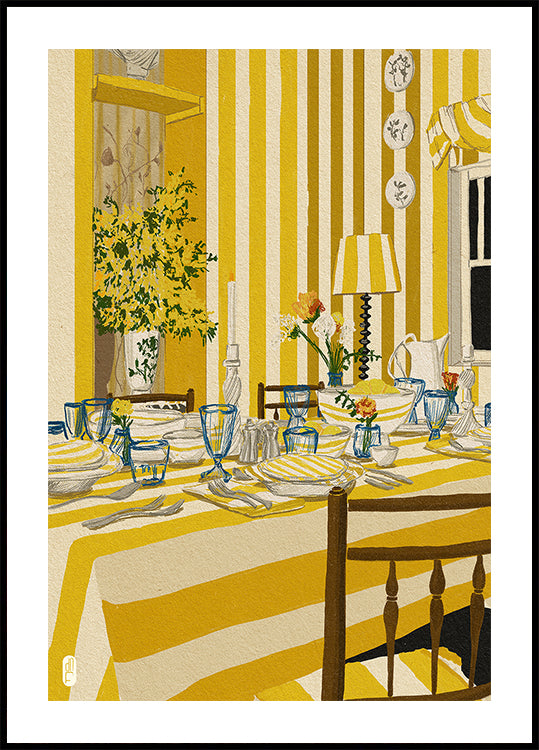 Póster Retrato de habitación de la semana 30