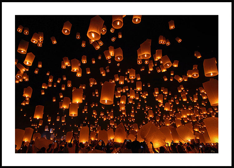 Linternas flotantes