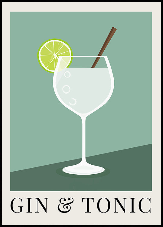 Gin y tónico Póster