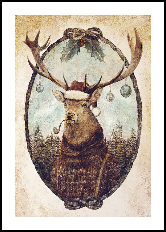 Thinking Wild Christmas Plakat
