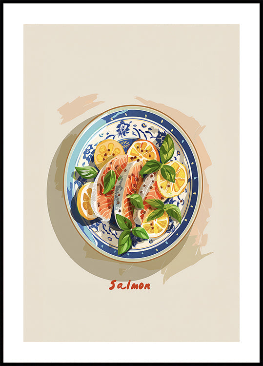 Plato de salmón picante