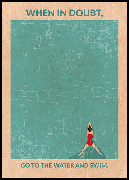 Arte de pared estándar de aguas abiertas