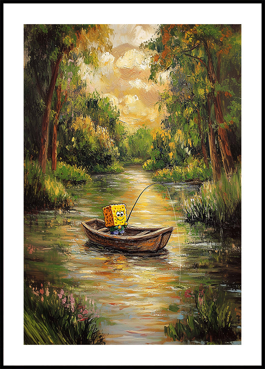 Bob junto al río Póster
