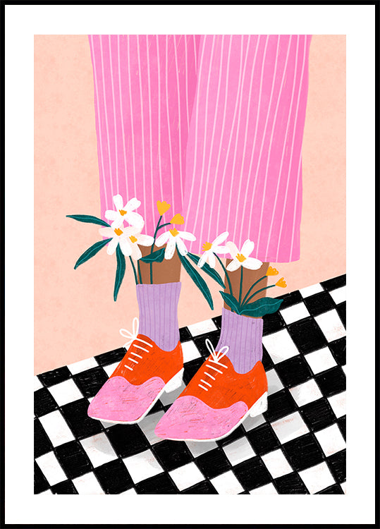 Moda De Pies Florales