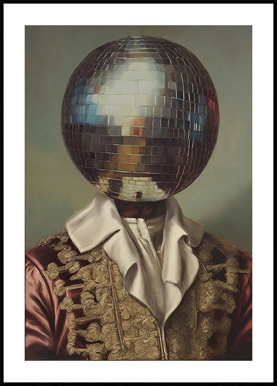 DiscoHead King / Arte de collage alterado (NUEVO)