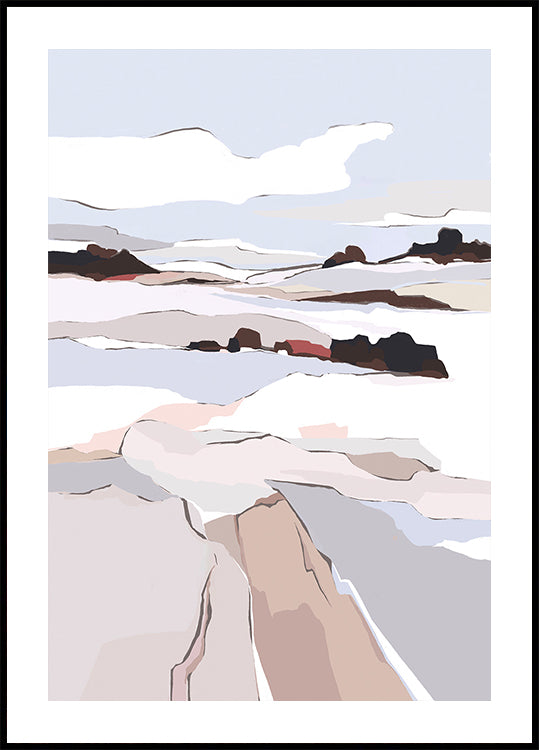 Vista helada ll Póster