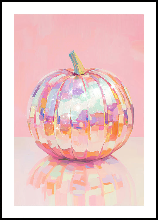 Calabaza iridiscente Póster
