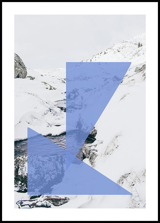 Serenidad geométrica Póster