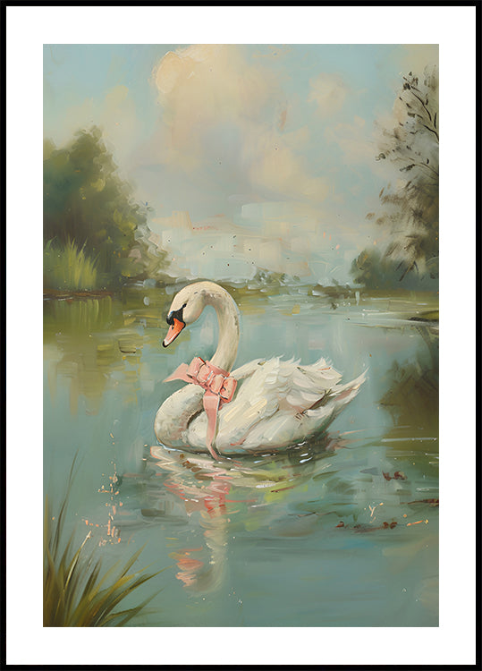 Coqueta cisne vintage