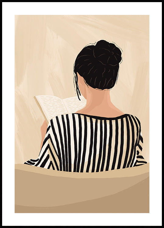 Lectura acogedora Póster
