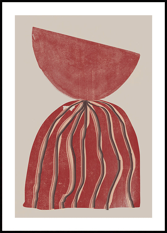 Crimson Silhouette Plakat