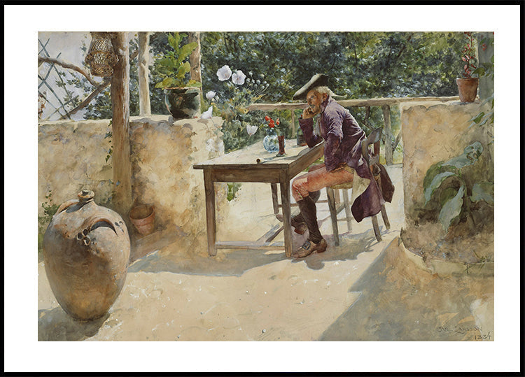 Póster de La vid de Carl Larsson 