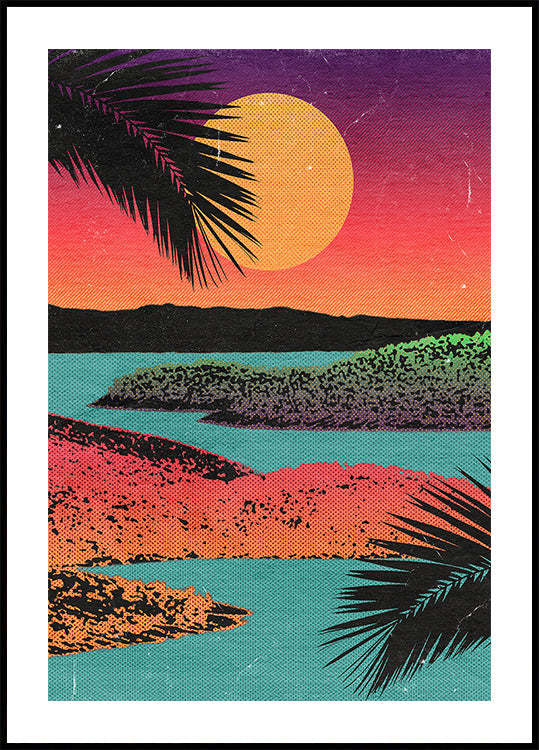 Atardecer retro