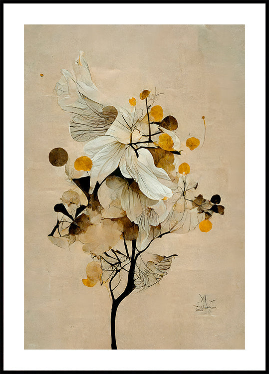 Flores caprichosas Póster