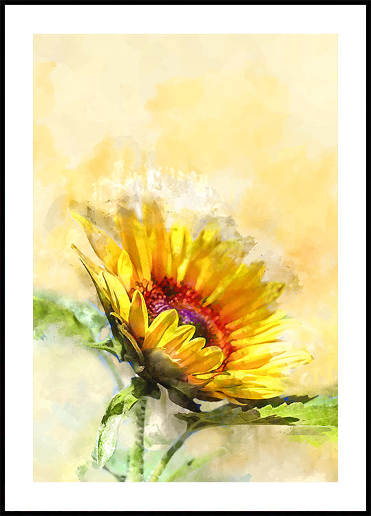 Póster Flor soleada