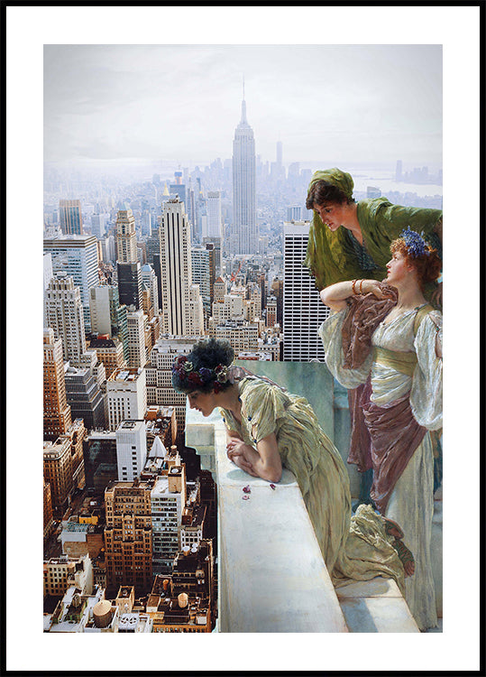 Póster Vista de Manhattan