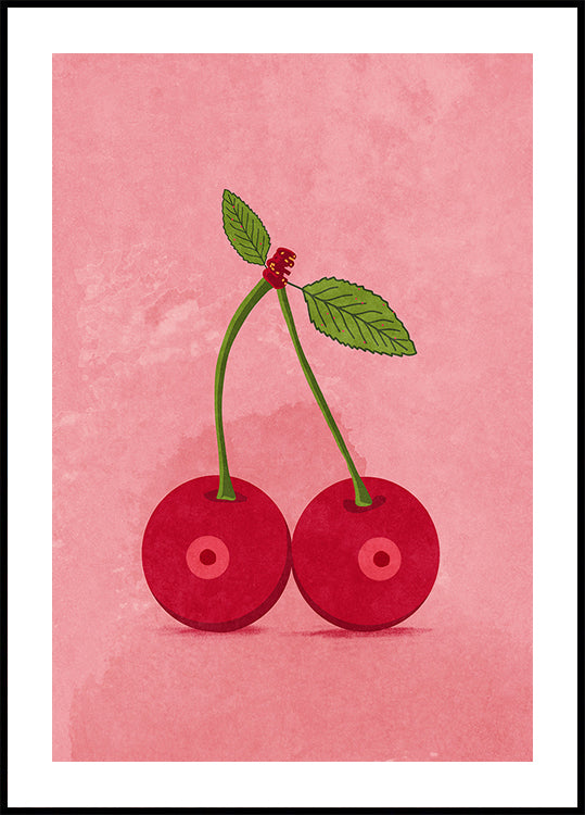 Tetas de cereza Póster