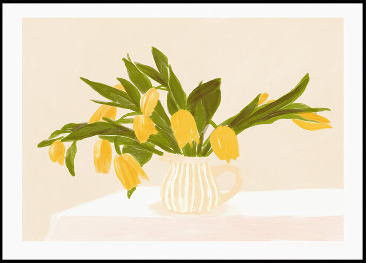 Copia de tulipanes amarillos