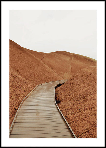 Afiche del paseo marítimo de Painted Hills 