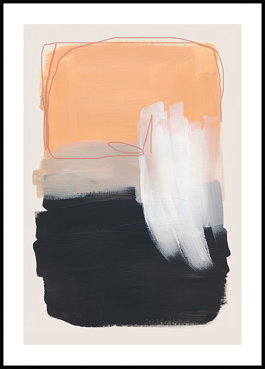 Pinceladas abstractas 122 Póster