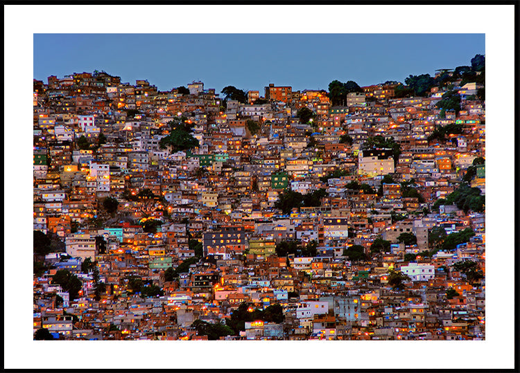 Anochecer en la Favela da Rocinha