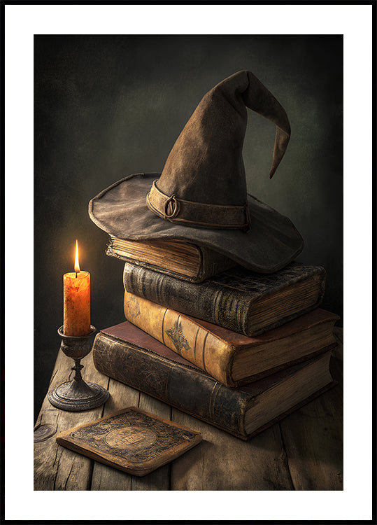 Libros de hechizos de brujas Póster