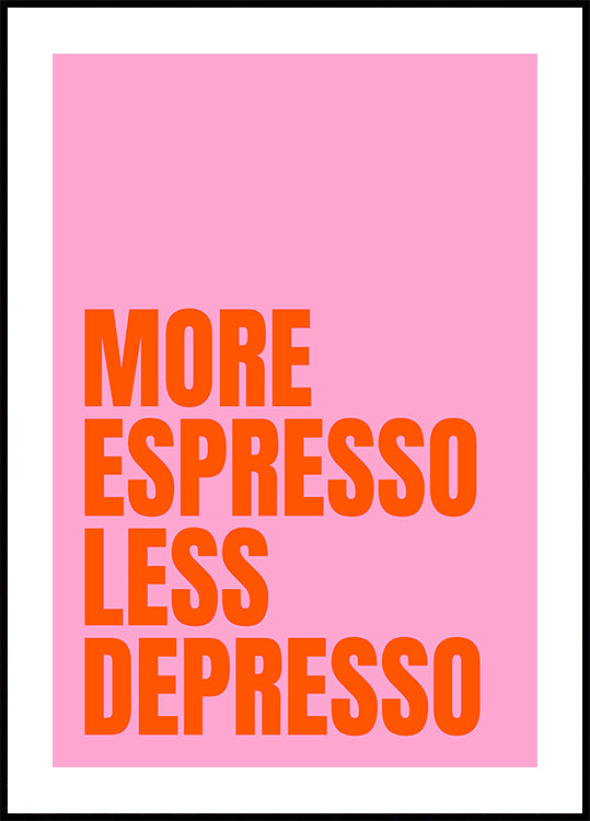 Vibraciones de cafeína Póster
