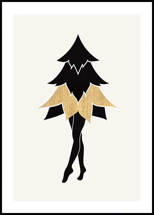 Lady Gaga en Navidad (vers.2) Póster