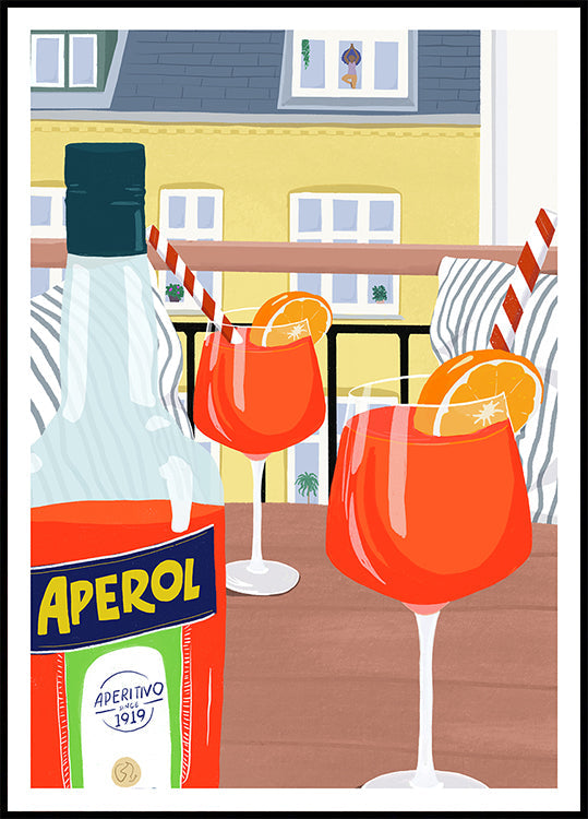 Balcón "Hygge" Póster