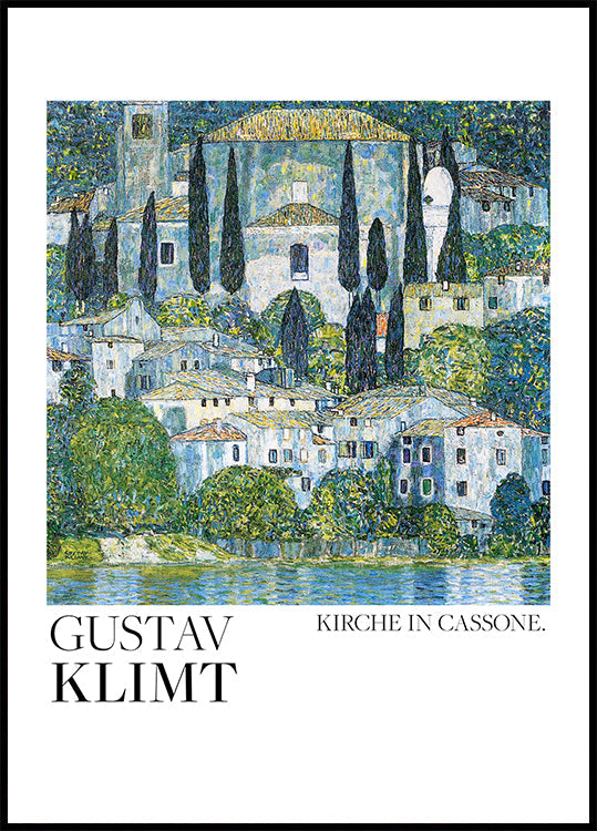 Póster Iglesia en Cassone (1913)