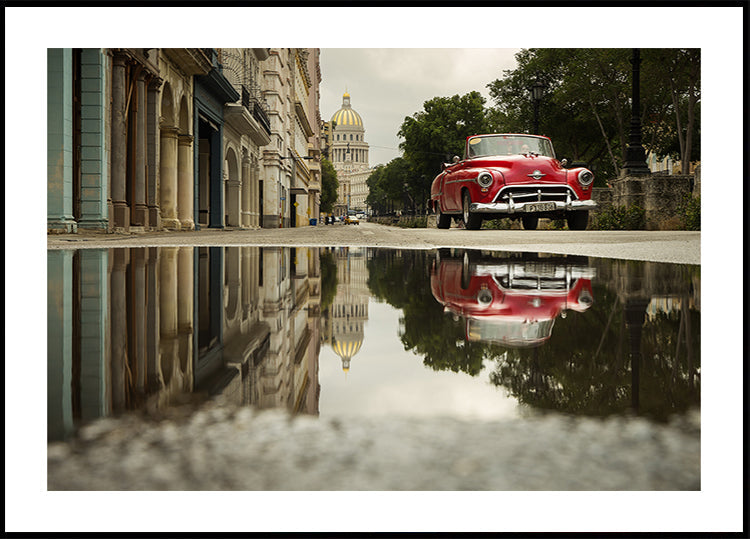Póster Calles de La Habana, Cuba