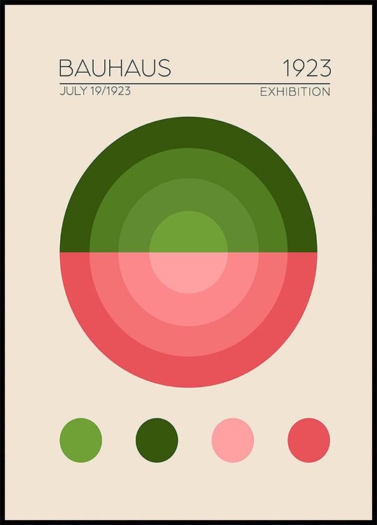Armonía geométrica Póster