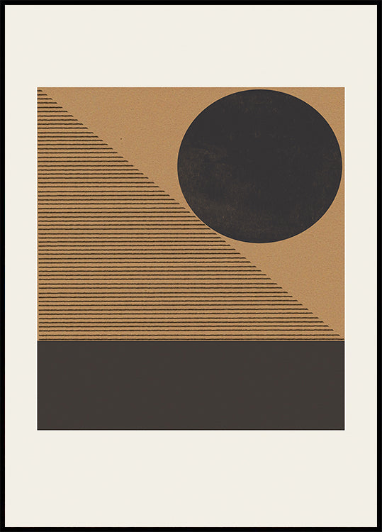 Eclipse geométrico Póster