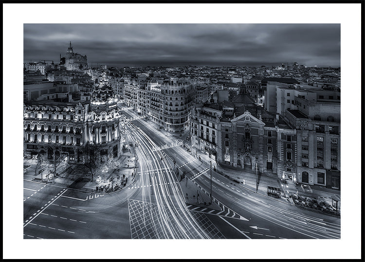 Luces de la ciudad de Madrid
