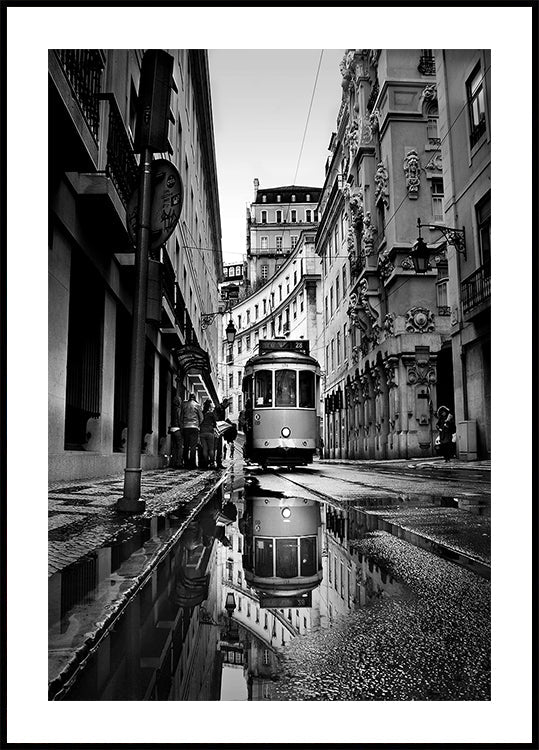 Días de lluvia en Lisboa Póster